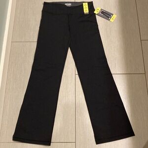 NWT Kirkland Signature Black Flare Womens leggings/pull on pant SM